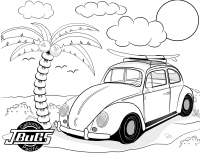 VW Kids- Bug at the beach 2