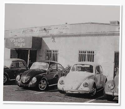 The old VW Shop in Oceanside.
