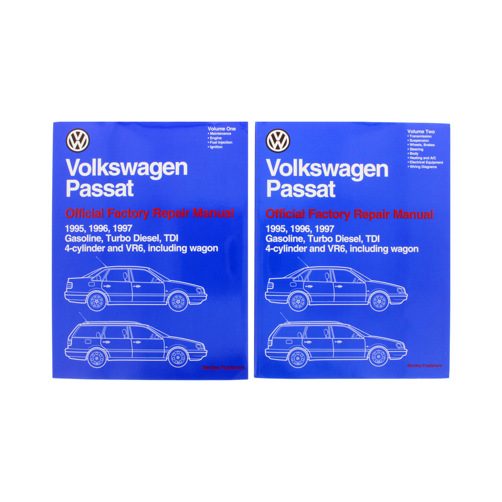1995-1997 VW Passat Official Service Manual - 2 Volume Set