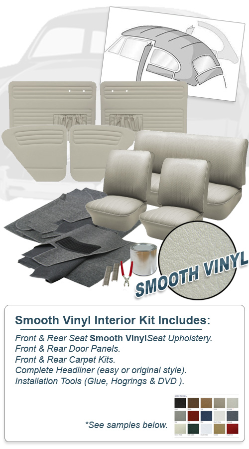 Deluxe Full Seat Insert Interior Kit Bug 5455 maroon beetle interior Deluxe Full Seat Insert Interior Kit Bug 5455 maroon beetle interior