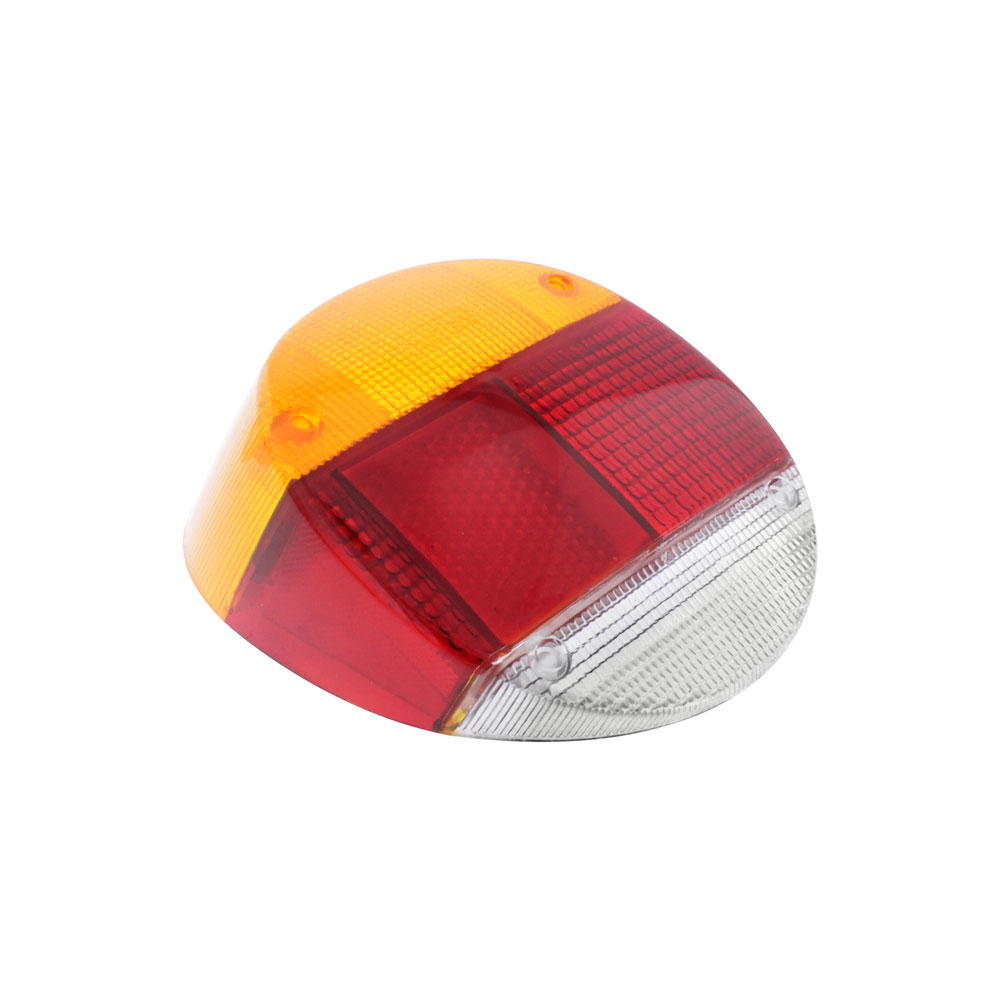 Tail Light Lens - Amber/Red/White - Left - 1973-77 Beetle - 1973-79 Super Beetle - 1973-74 Thing