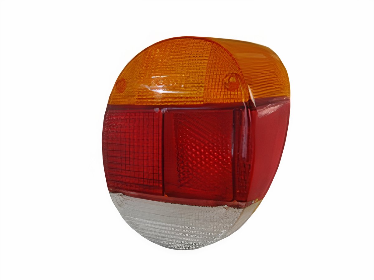 Tail Light Lens - Amber/Red/White - Right - 1973-77 Beetle - 1973-79 Super Beetle - 1973-74 Thing