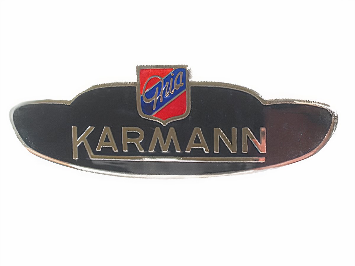 VW Karmann Ghia Side Body Badge, Made in Germany, Karmann Ghia 1956-1974