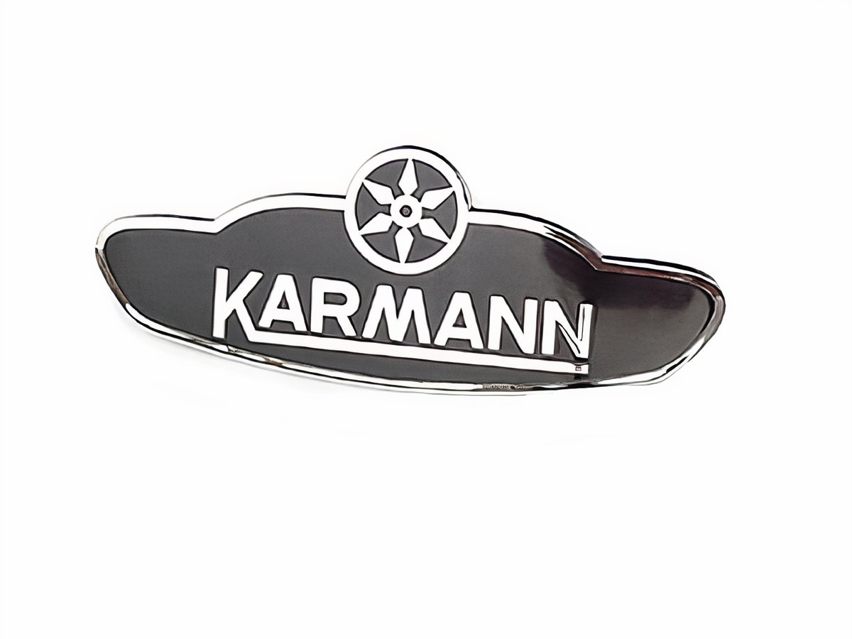 VW Karmann Side Body Emblem - 1961-70 Beetle - 1971-79 Super Beetle Convertible