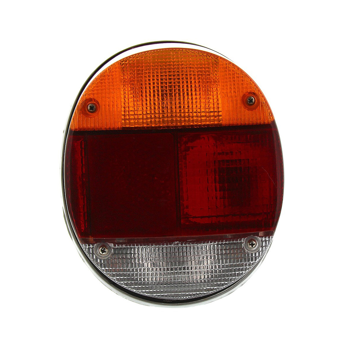 VW Tail Light Assembly - Red/Amber Lens - Left - 1973-79 Beetle - 1974-74 Thing