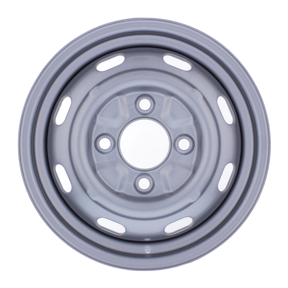 4x130 Stock VW Wheel - 15x4.5" - Silver with Slots