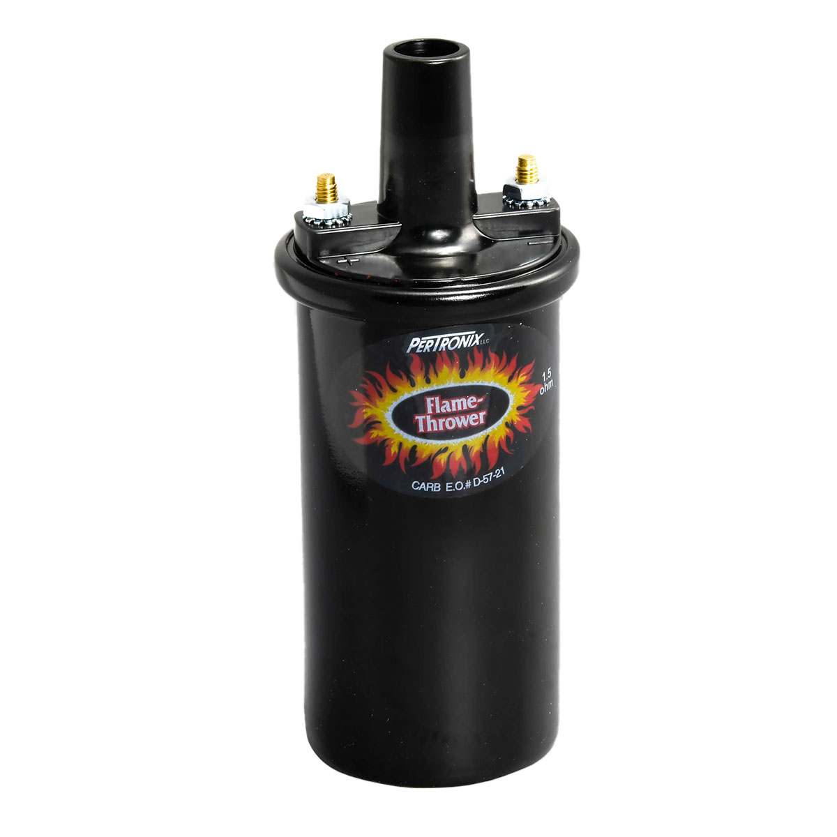 PerTronix Flame-Thrower Oil Filled Coil - 3.0 Ohm - 40000 Volt - Black