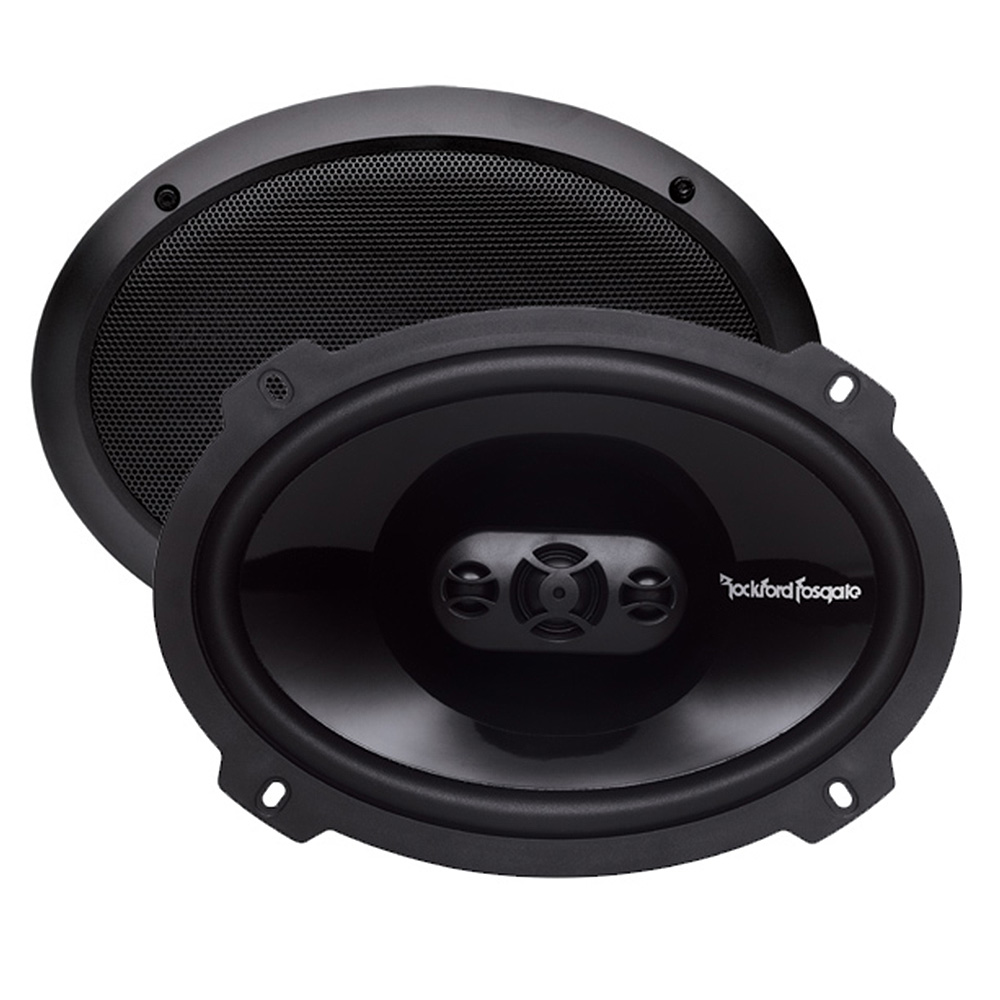 Rockford Fosgate Punch 4-Way Speakers - 6"x9" - with Grilles - Pair