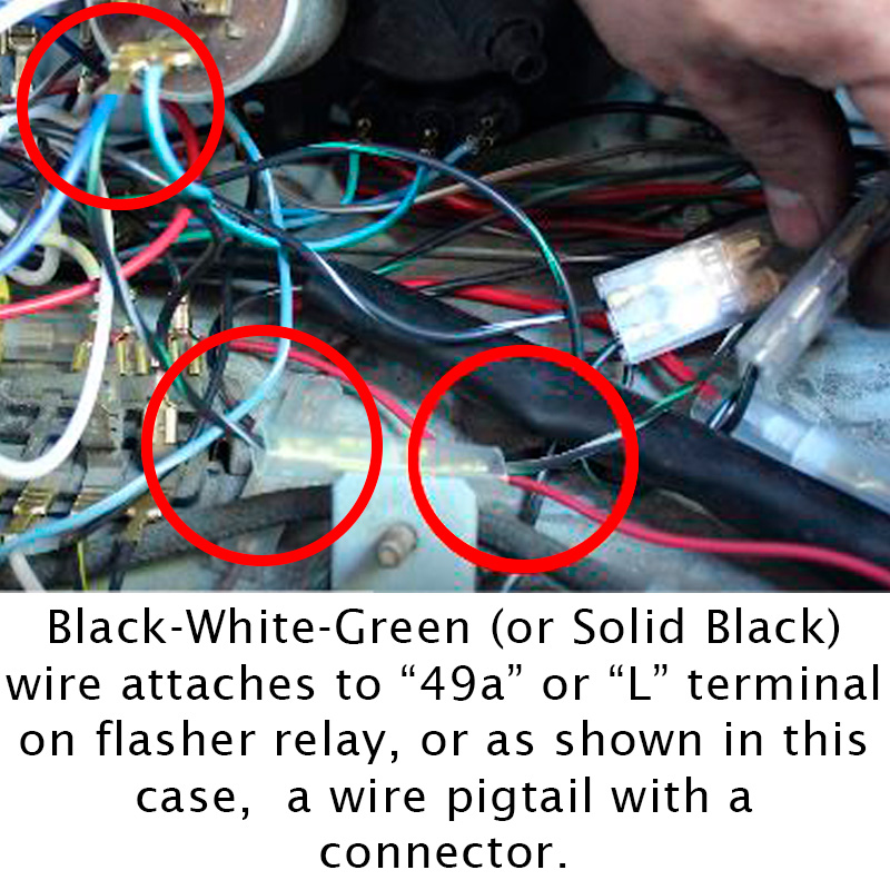 311953513B Black-White or Black-Green Wire Installation