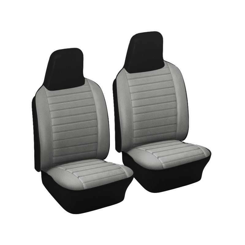 VW Front Seat Upholstery, 2Tone w/ Full InsertSelect Colors, Beetle