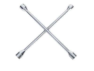 4-Way Metric Lug Wrench, 17mm, 19mm, 21mm, 23mm