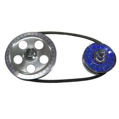 EMPI VW Crank Pulley Kit - Blue Timing Marks - Upper Pulley Cover
