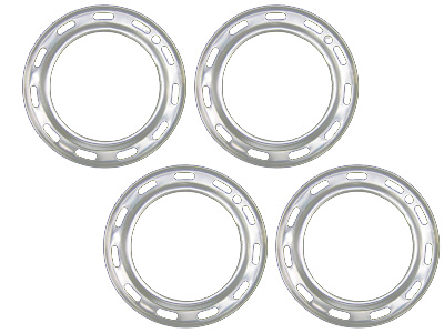 Aluminum Beauty Ring Set, 4 Pieces, 15 Inch Wheels, 19491965