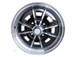 EMPI VW Sprintstar Wheel, Black with Polished Lip & Spokes, 8 Spoke, each
