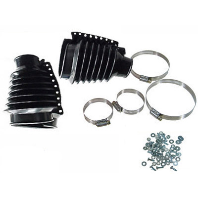 EMPI Deluxe VW Swing Axle Boot Kit - Black - with Hardware
