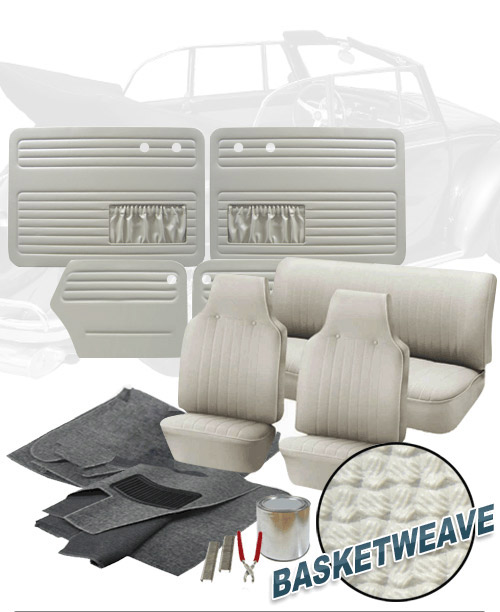 VW Parts VW Bug Convertible Complete Interior Kits 1968
