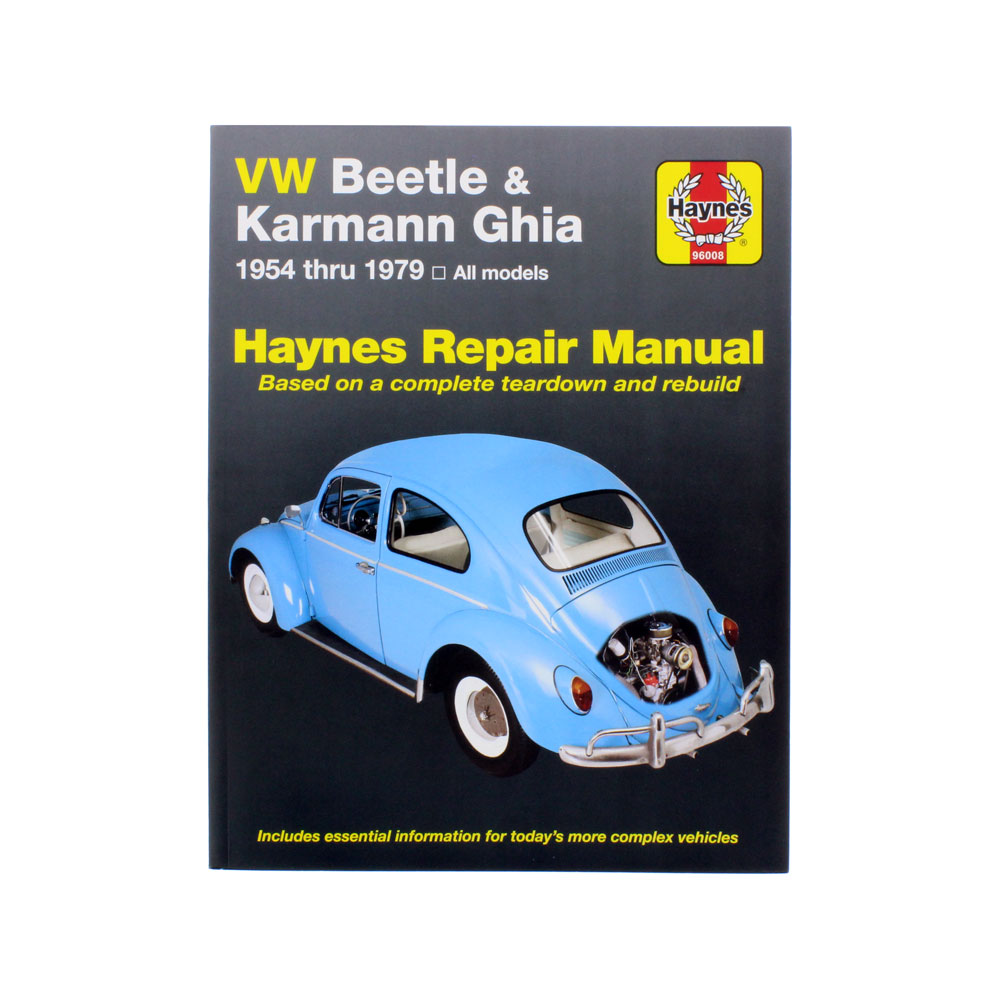 Haynes VW Repair Manual - 1954-1979 Beetle -Super Beetle - Karmann Ghia