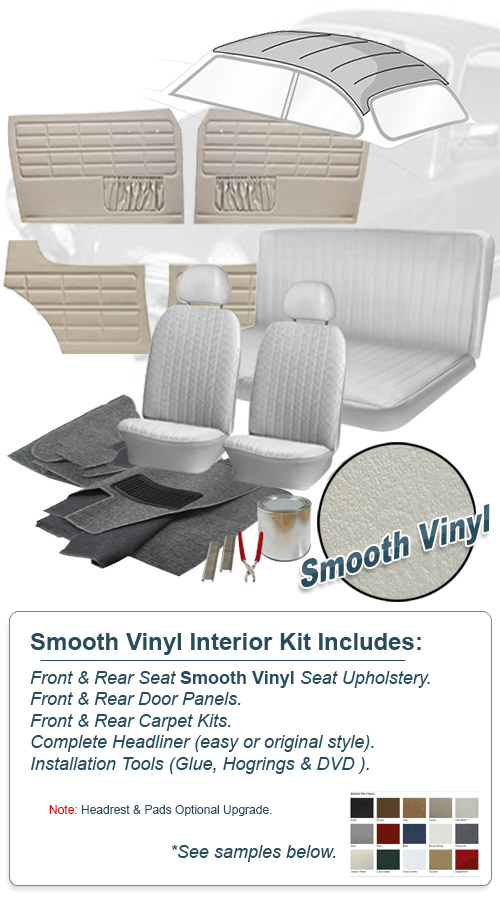 19691971 VW Karmann Ghia Complete Interior Kits JBugs