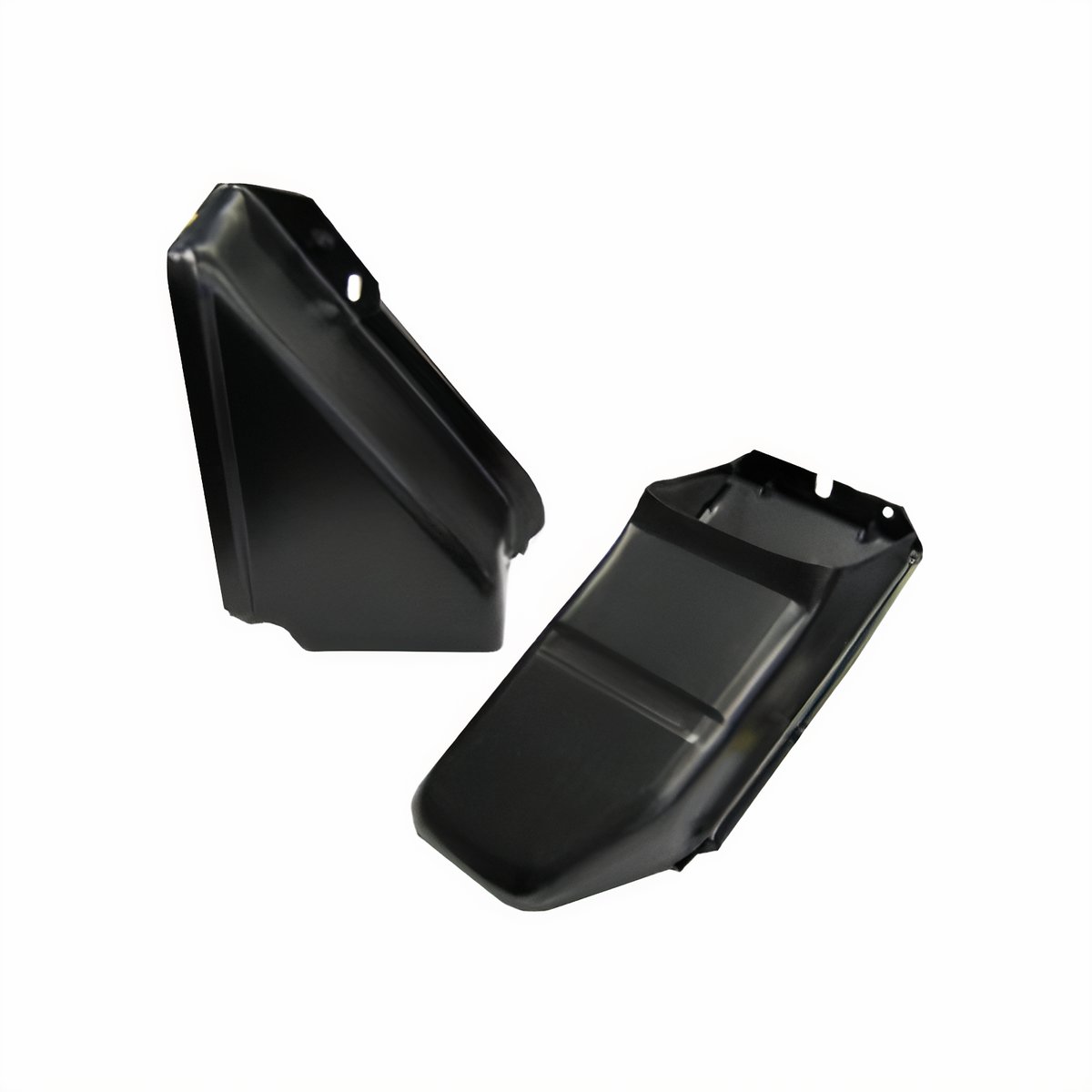 VW Doghouse Tin - Black - Attaches to Fan Shroud - 2 Pieces