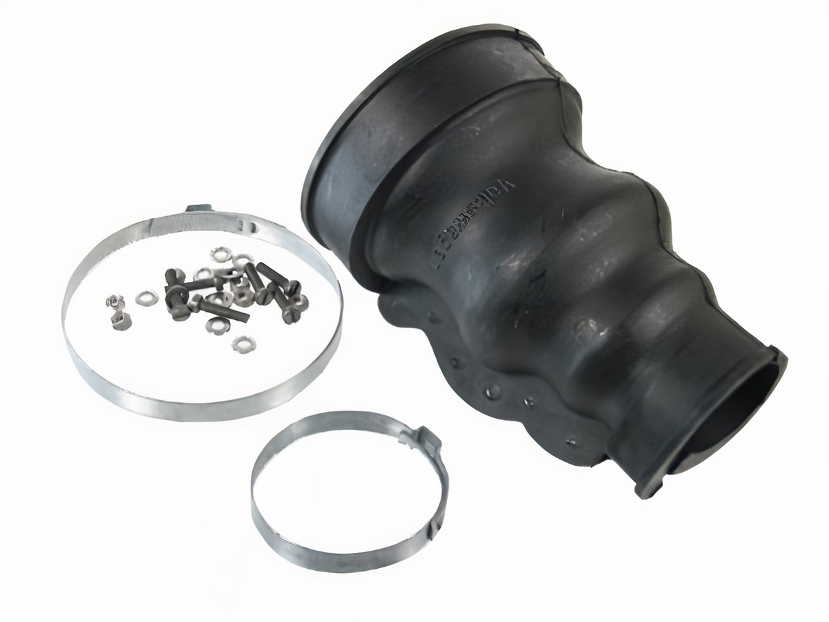 VW Swing Axle Boot Kit - Black - with Hardware
