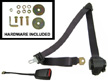 VW Seat Belt, Retractable, Lap & Shoulder, Black, Left Or Right, Each
