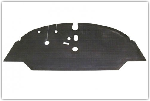 1959-1967 VW Bus Front Only Rubber Floor Mats