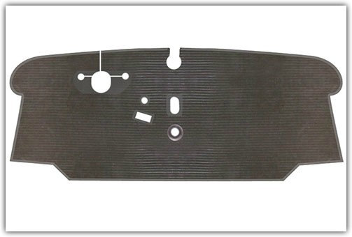 1973-1979 VW Bus Front Only Rubber Floor Mats