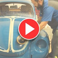 VW Super Beetle Wet Sanding