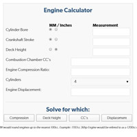 VW Engine Calculator