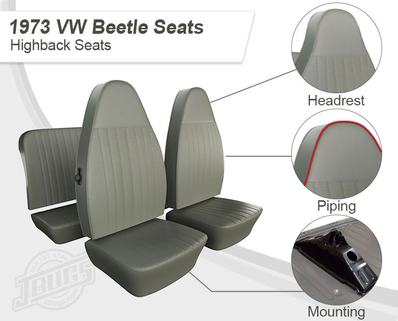 1973 VW Beetle Seat Frame