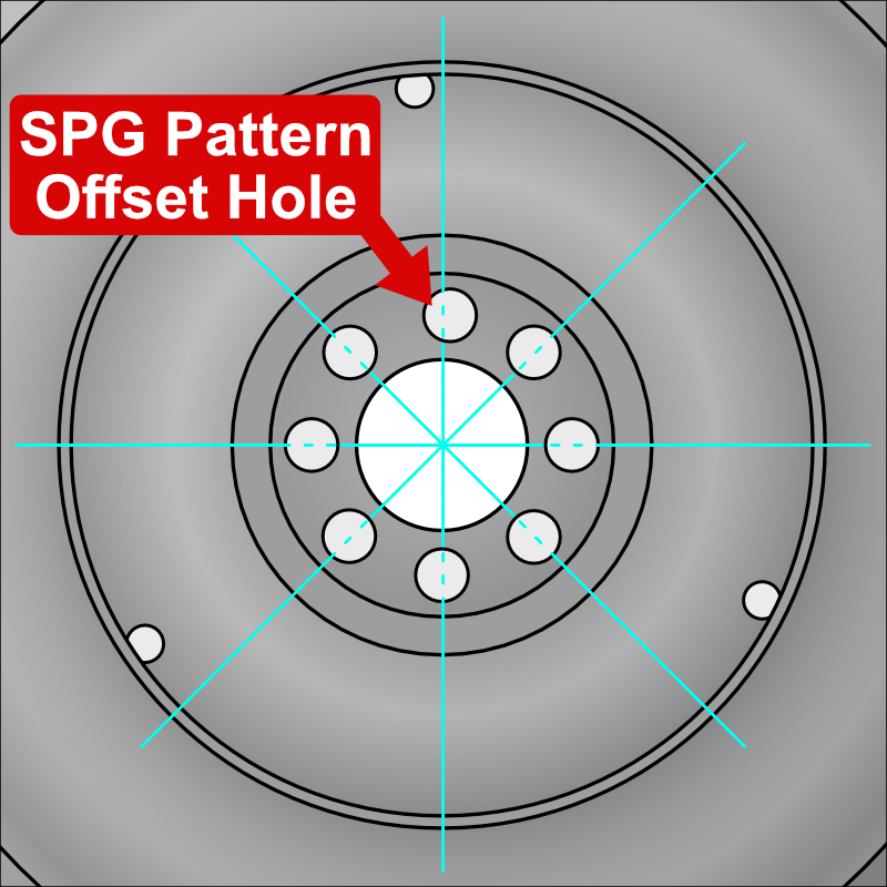 8 Pin Flywheel SPG Offset