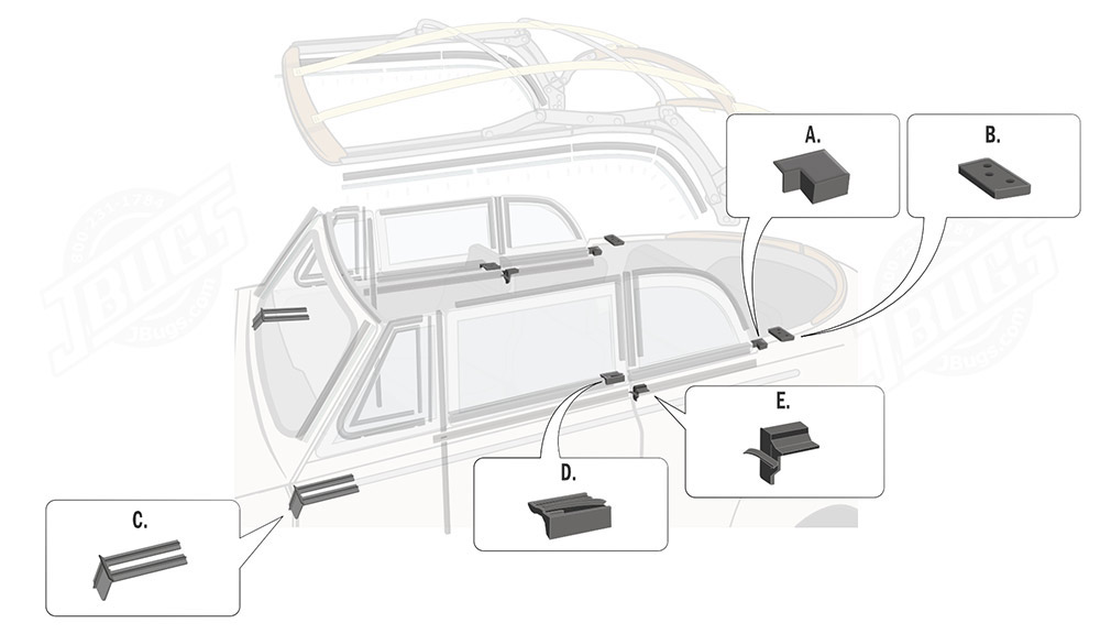 VW Beetle Convertible Diagram