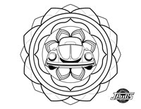 VW Kids- Coloring page 2