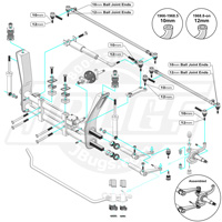 VW Ball Joint Front End Diagram