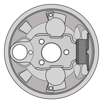 1965-67 VW Beetle Backing Plate