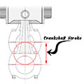 VW Crankshaft Stroke