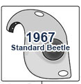 1967 VW Standard Beetle Front Fender