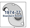 1974-1977 VW Standard Beetle Front Fender