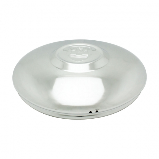 10-1071 - EMPI Wolfsburg Crest Chrome Hubcap - 1966-67 Beetle