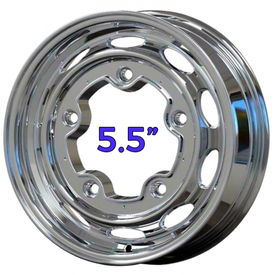 5x205-Vintage-190-Wheels - 5x205 Vintage 190 VW Wheel - Silver or