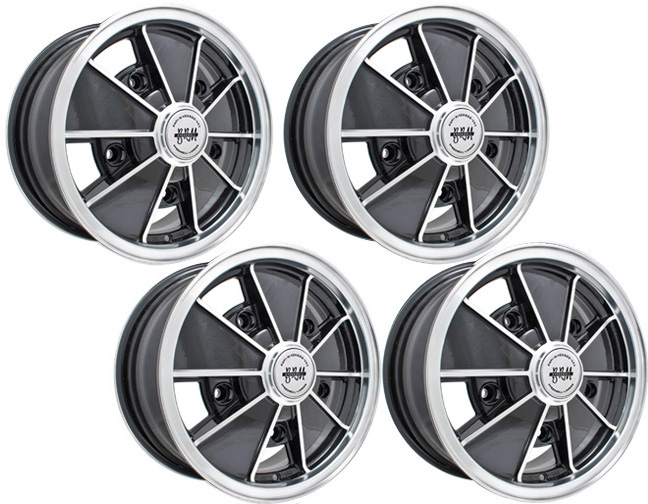 EMPI BRM VW Wheel - 5 Lug - Gloss Black - 5x205 - 17