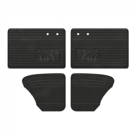 10-1127-Velour - 1956-1964 VW Beetle Door Panels - Front & Rear