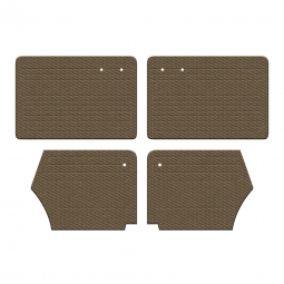 1950-1955 VW Beetle Convertible Door Panels - Front & Rear - Tweed