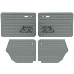 1967-1972 VW Beetle & Super Beetle Convertible Door Panels - Front & Rear - with Front Pockets - Tweed