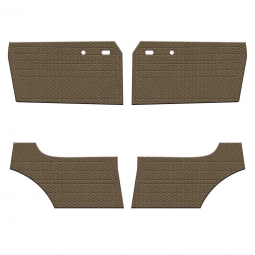 1964-1974 Karmann Ghia Door Panels - Front & Rear - Tweed