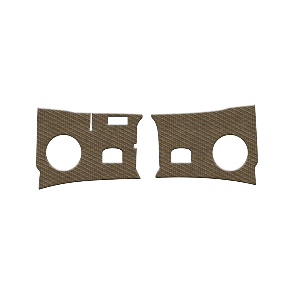 1955-March 1960 VW Bus & Crew Cab Kick Panels - Front - Tweed