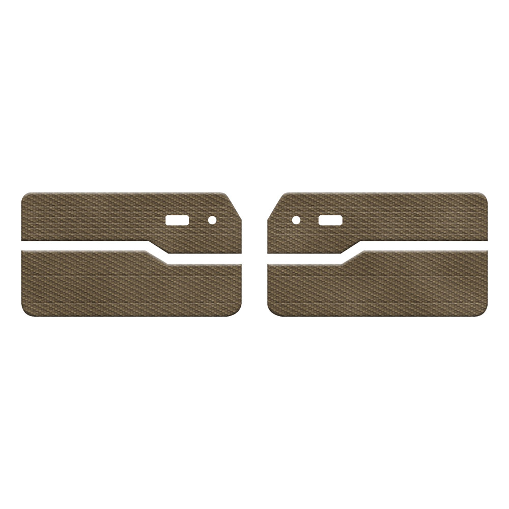 1961-1965 VW Type 3 Door Panels - Front - 2-Pc Euro - Tweed