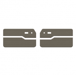 1961-1965 VW Type 3 Door Panels - Front - 2-Pc Euro - Vinyl