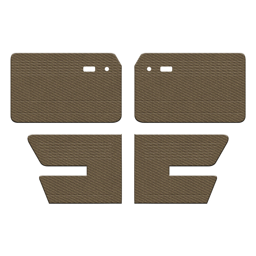1966-1972 VW Type 3 Fastback Door Panels - Front & Rear - Tweed