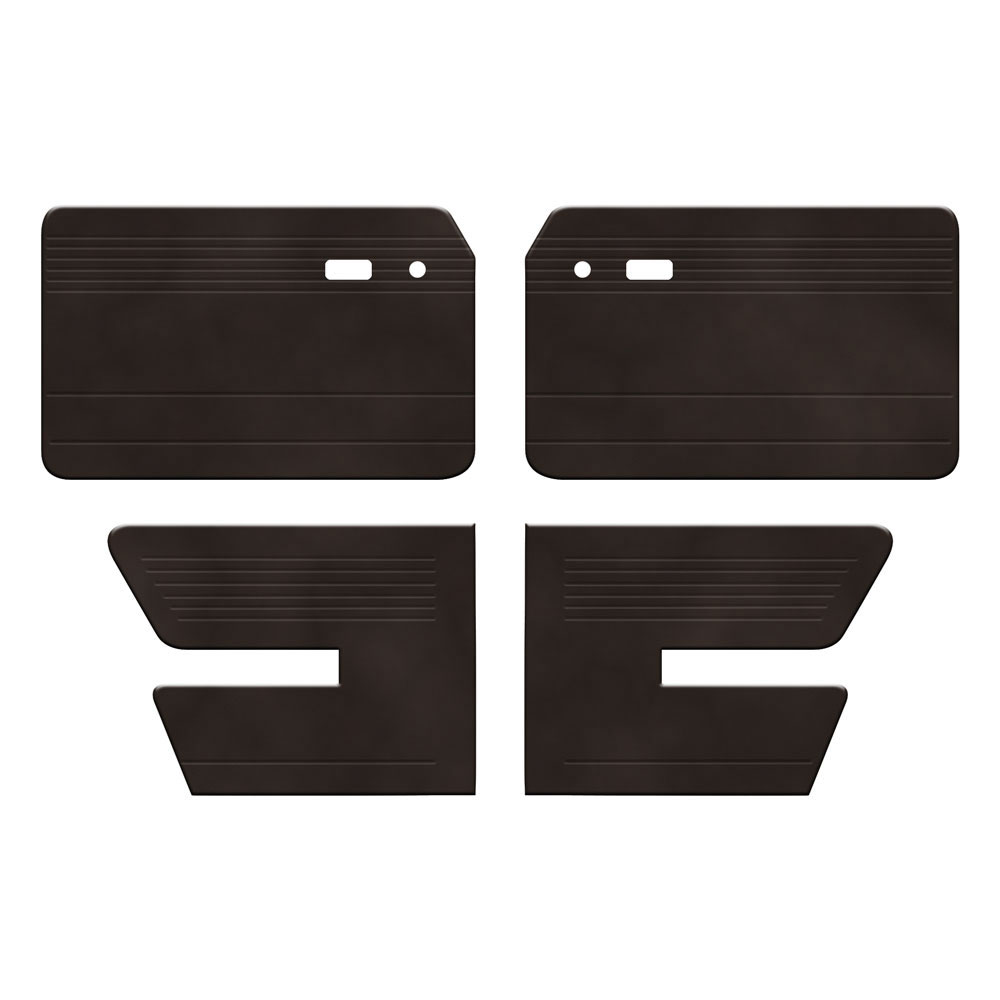 1966-1972 VW Type 3 Fastback Door Panels - Front & Rear - Velour